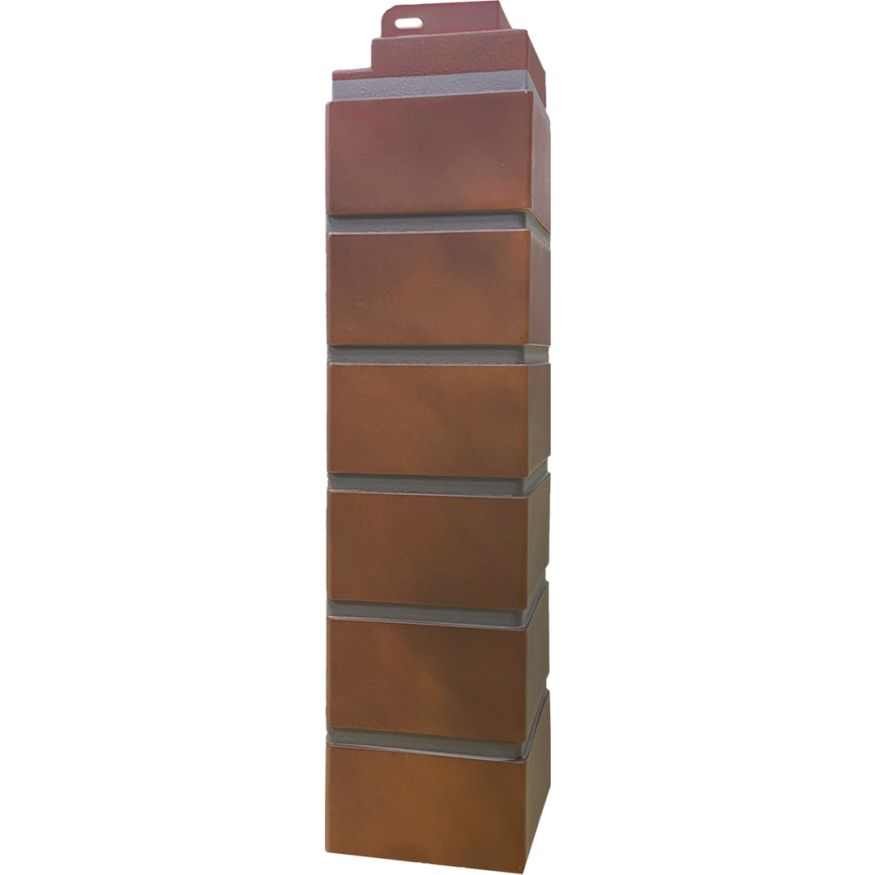 Угол наружный Кирпич облицовочный 3D, Керамический-чёрный купить в Челябинске