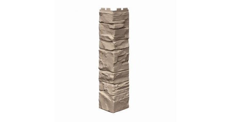 Угол наружный VOX Solid Stone Lazio светлая глина камень купить в Челябинске