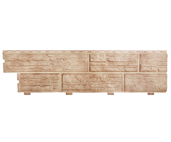 Формованный сайдинг Альта Профиль Сланцевая порода, Бежевый купить в Челябинске