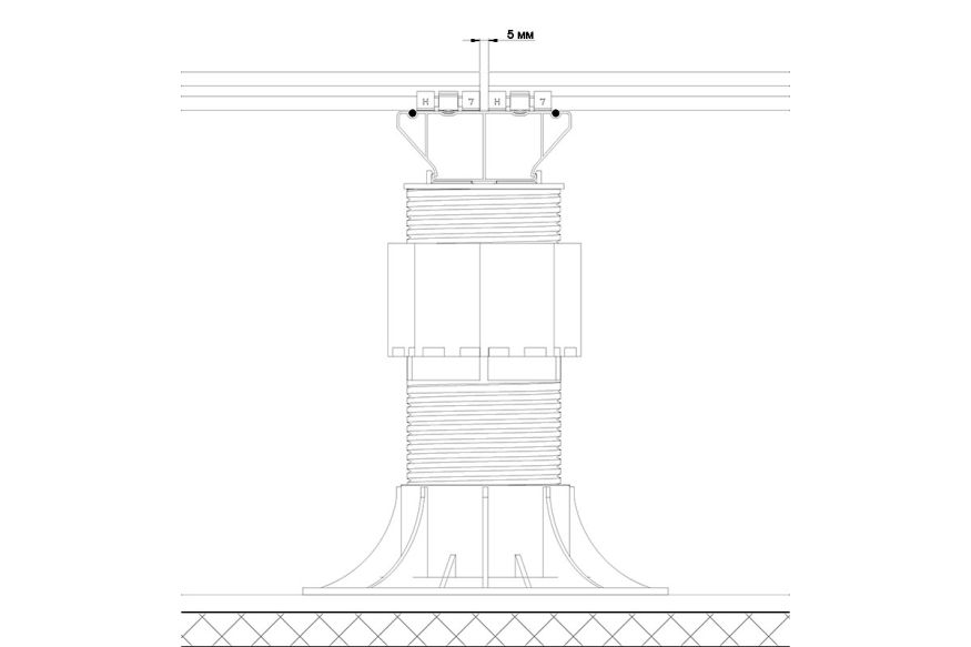 Лага Алюминий Holzhof HILST JOIST стыковочная PRO MAX купить в Челябинске