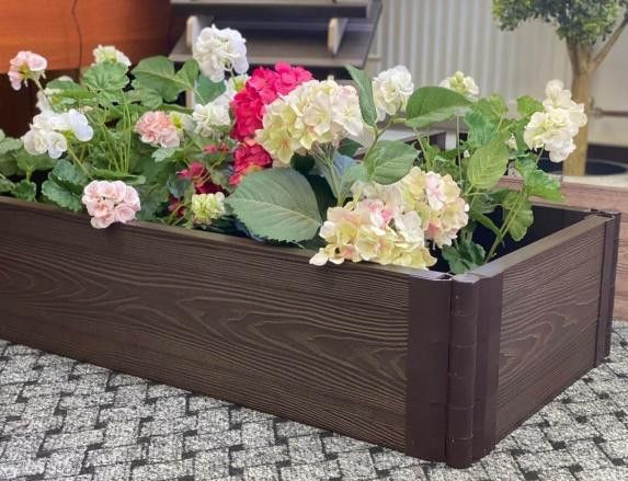 Доска для грядок и клумб из ДПК 3D, 25х150х2950, цвет венге купить в Челябинске