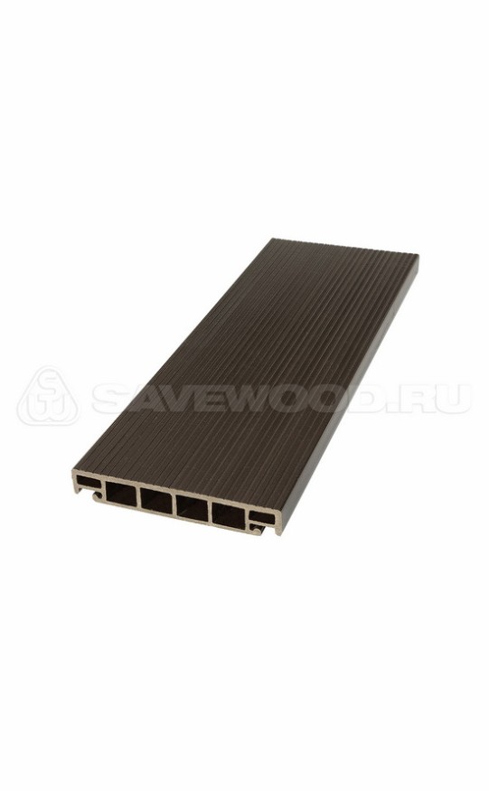 Террасная доска SaveWood, SW Salix, Темно-коричневый купить в Челябинске
