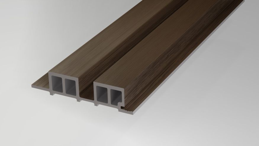 Реечная панель Woodwex, Lines, Milk Chocolate купить в Челябинске