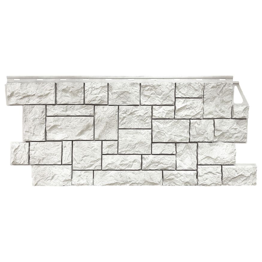 Фасадная панель FineBer Дикий камень, Жемчужный купить в Челябинске