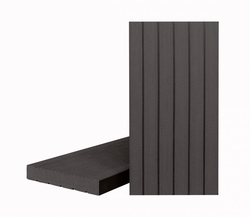 Террасная доска ДПК Terrapol Классик (Полнотелая без паза) Чёрное дерево купить в Челябинске