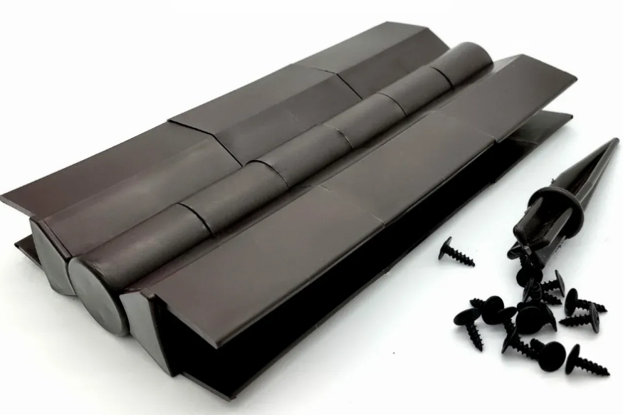 Угловой соединительный шарнир для грядок ДПК 225мм коричневый купить в Челябинске