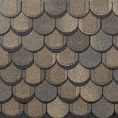Трехслойная ламинированная черепица Shinglas, Атлантика, цвет Мадейра купить в Челябинске