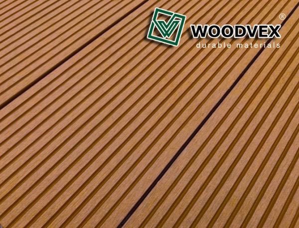 Террасная доска WOODVEX Select из ДПК в цвете Терракота купить в Челябинске
