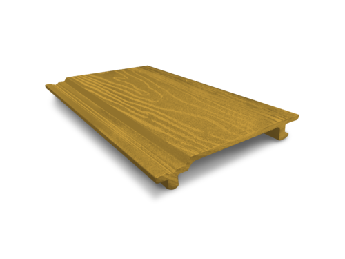 Фасадная панель из ДПК ECODECKING Цвет Желтый купить в Челябинске