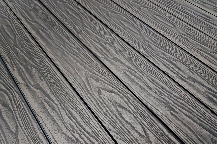 Террасная доска ДПК Terrapol Смарт 3D (полнотелая с пазом) Черное дерево купить в Челябинске