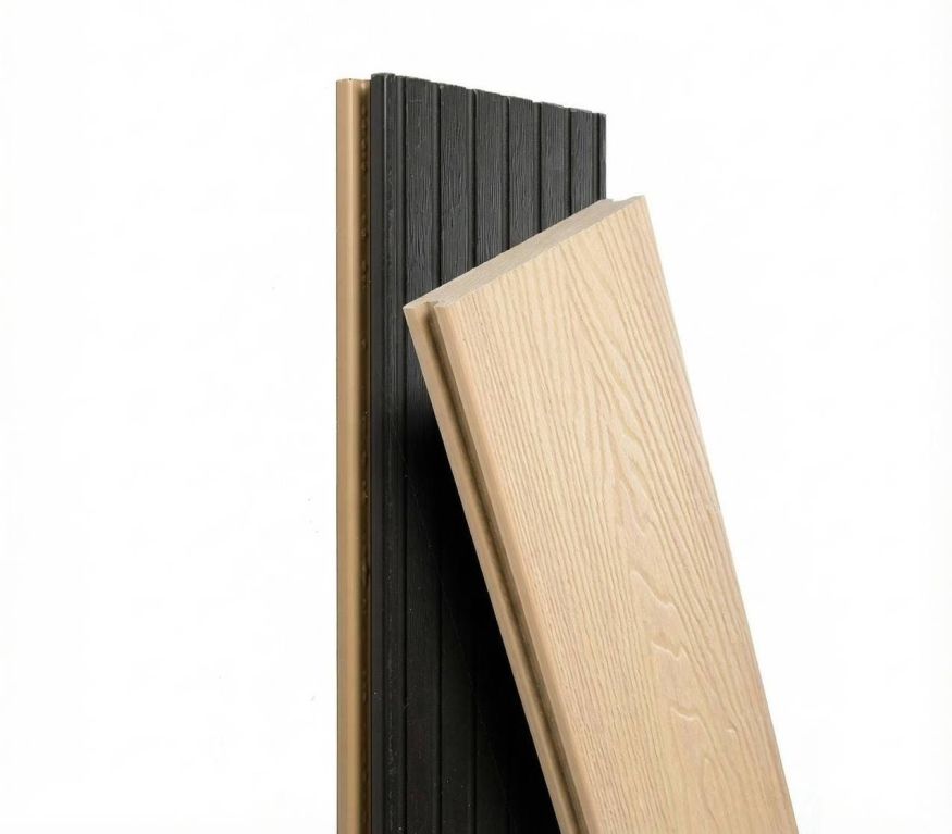 Террасная доска Экодекинг Скай коэкструзия полнотелая, Бук купить в Челябинске