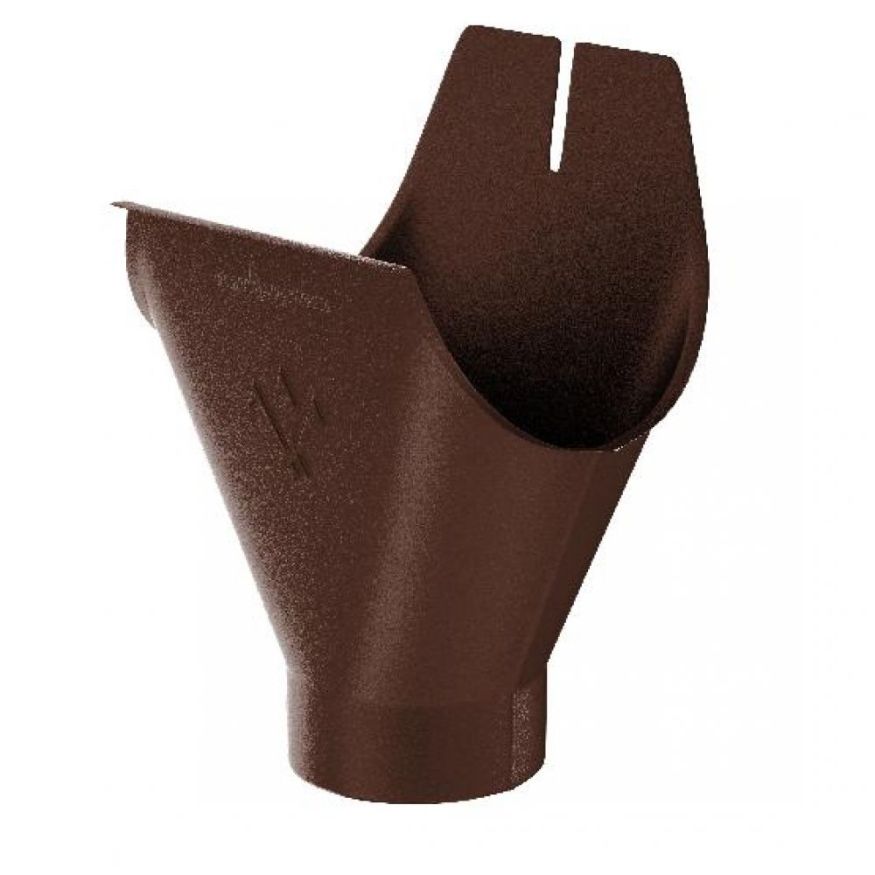 Воронка желоба Aquasystem, RAL 8017, коричневая матовая, 150/100. купить в Челябинске