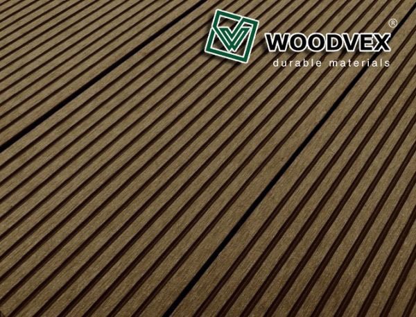 Террасная доска из ДПК WOODVEX Select в цвете Венге купить в Челябинске