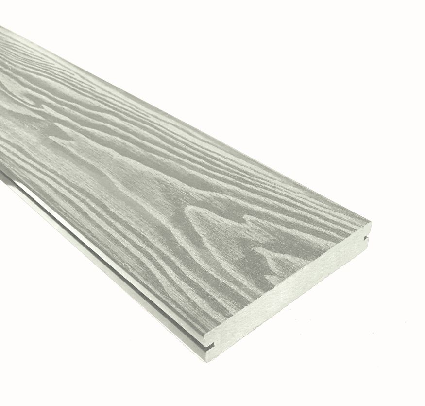 Террасная доска ДПК Terrapol Смарт 3D (полнотелая с пазом) Дуб беленый купить в Челябинске