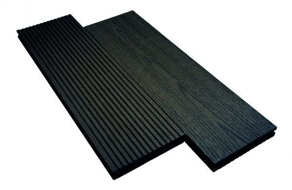 Террасная доска WOODVEX Select из ДПК в цвете Графит купить в Челябинске