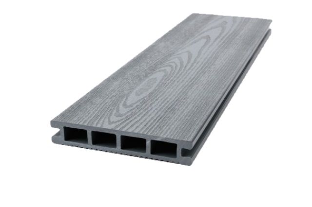 Террасная доска Экодекинг Титан, Серый купить в Челябинске
